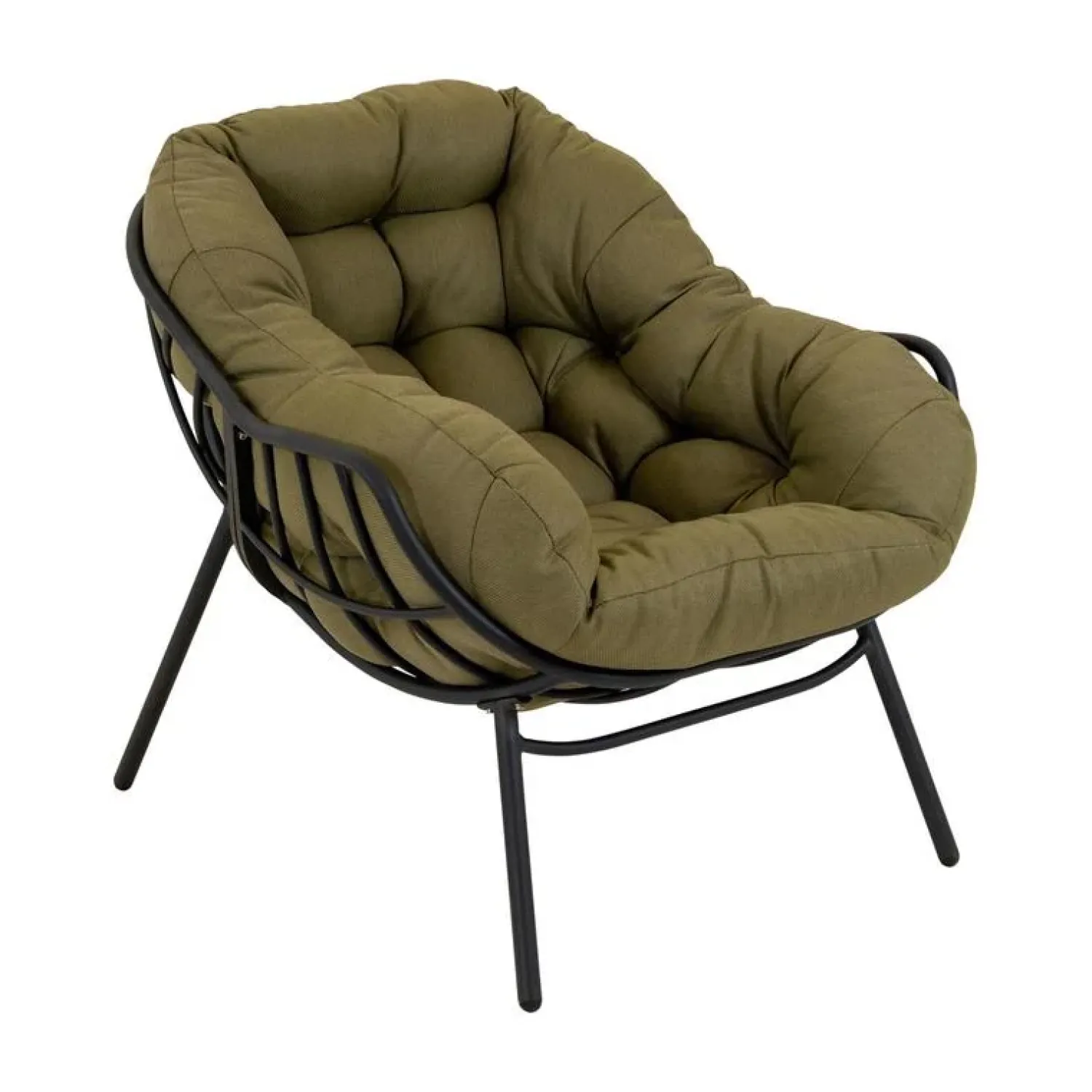 Lesli Living Tuinstoelen|Relaxstoel Cozy Olive