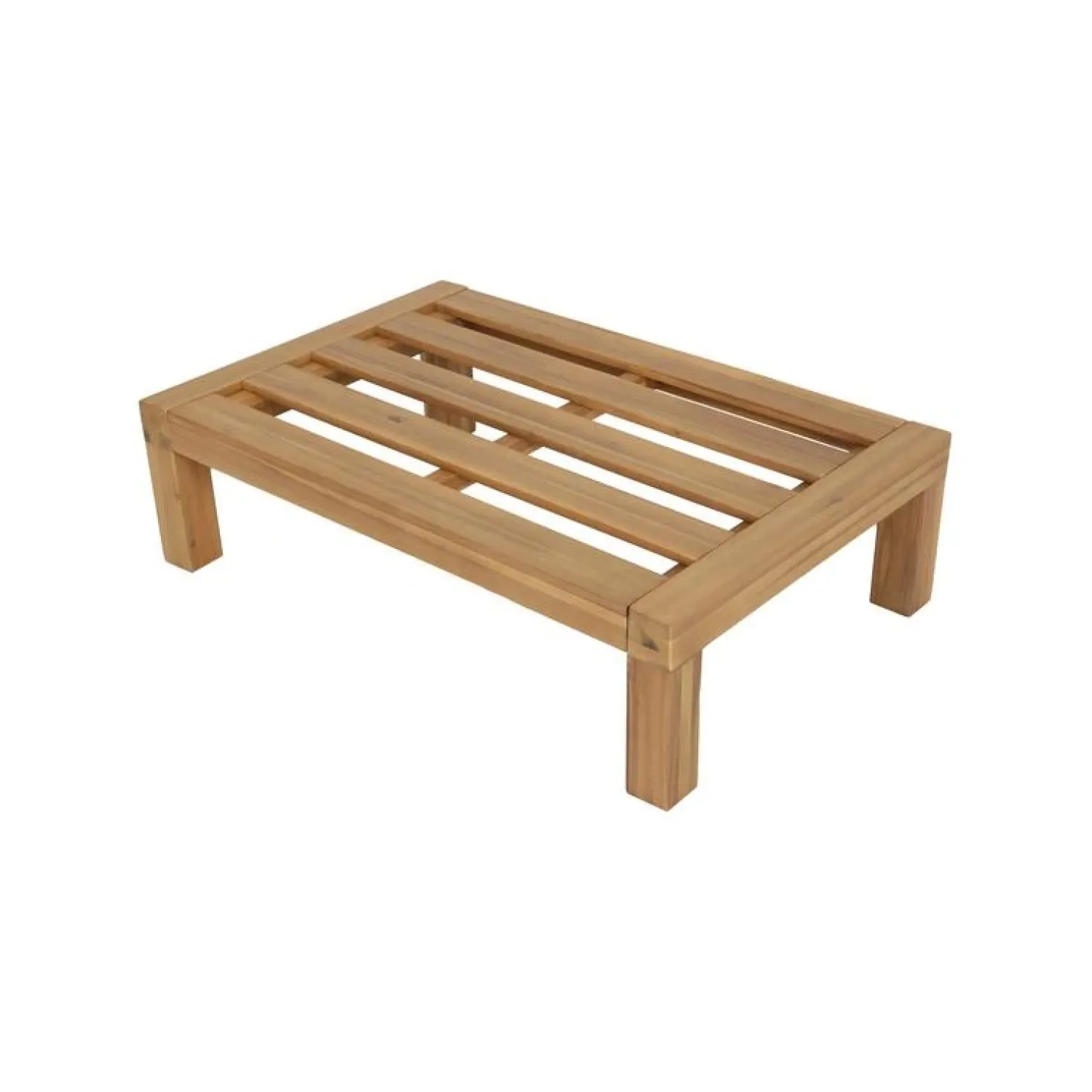 vtwonen Hockers|Relax Tuin Hocker Acaciahout Naturel/Zand 120cm