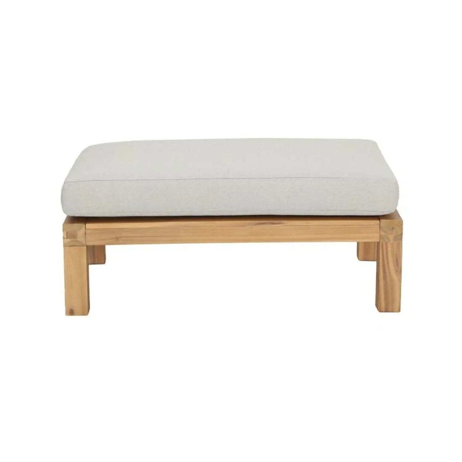 vtwonen Hockers|Relax Tuin Hocker Acaciahout Naturel/Zand 120cm
