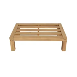 vtwonen Hockers|Relax Tuin Hocker Acaciahout Naturel/Zand 120cm
