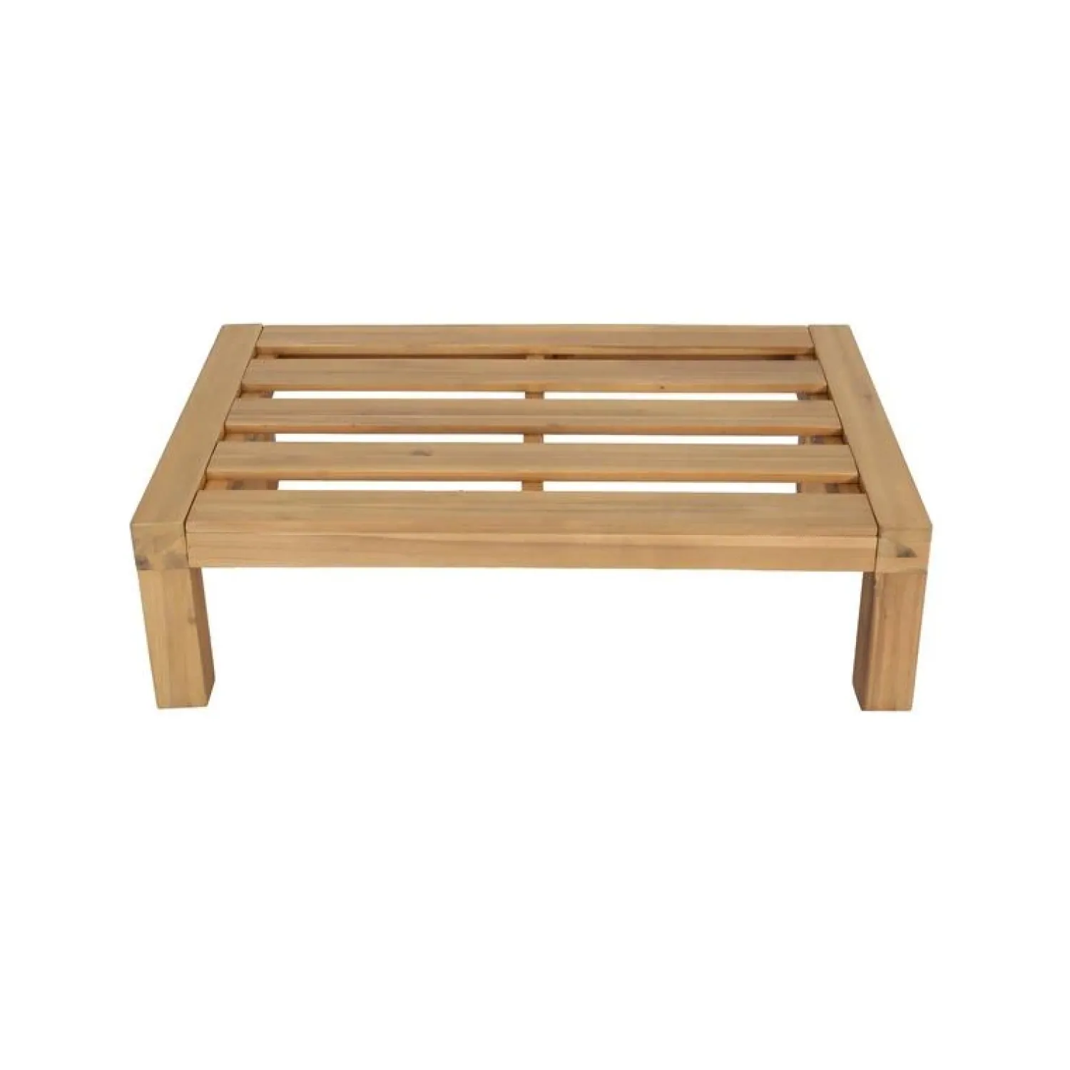 vtwonen Hockers|Relax Tuin Hocker Acaciahout Naturel/Zand 120cm