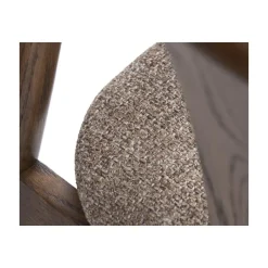 LykkeHome Eetkamerstoelen|Relo Eetkamerstoel donkerbruin / latte