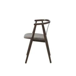 LykkeHome Eetkamerstoelen|Relo Eetkamerstoel donkerbruin / latte