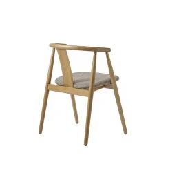 LykkeHome Eetkamerstoelen|Relo Eetkamerstoel natuurlijk / latte