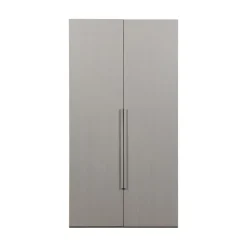 WOOOD Industriele Kasten|Kledingkasten|Rens 2-Deurs Kledingkast Pebble Grey 110cm