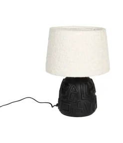 Dutchbone Tafellampen|Renzo 1-lichts Tafellamp Wit 31cm