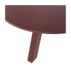 WOOOD Eettafels|Rhonda Eettafel Rond Eiken Bordeauxrood 129cm