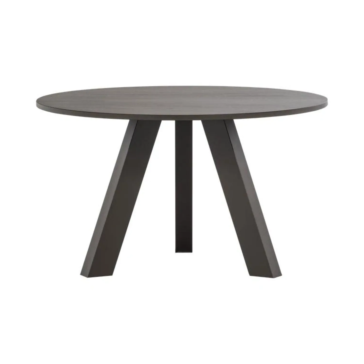 WOOOD Eettafels|Rhonda Eettafel Rond Eiken Middenbruin 129cm