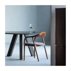 WOOOD Eettafels|Rhonda Eettafel Rond Eiken Middenbruin 129cm