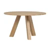 WOOOD Eettafels|Rhonda Eettafel rond Eiken Naturel 129cm