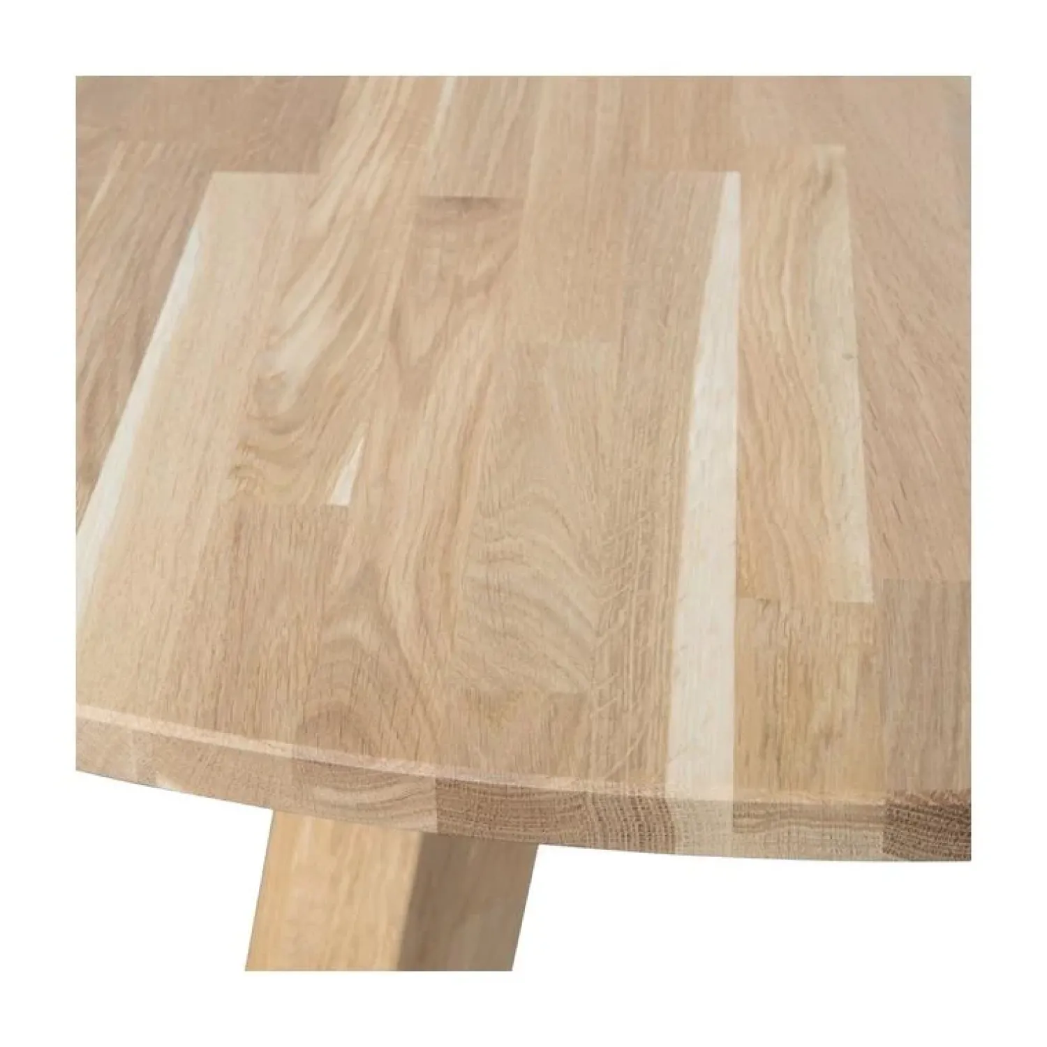 WOOOD Eettafels|Rhonda Eettafel rond Eiken Naturel 129cm