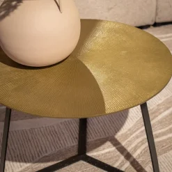 Furndea Bijzettafels|Riley bijzettafel aluminium ijzer 60cm (retourdeal)