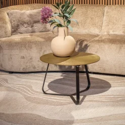Furndea Bijzettafels|Riley bijzettafel aluminium ijzer 60cm (retourdeal)