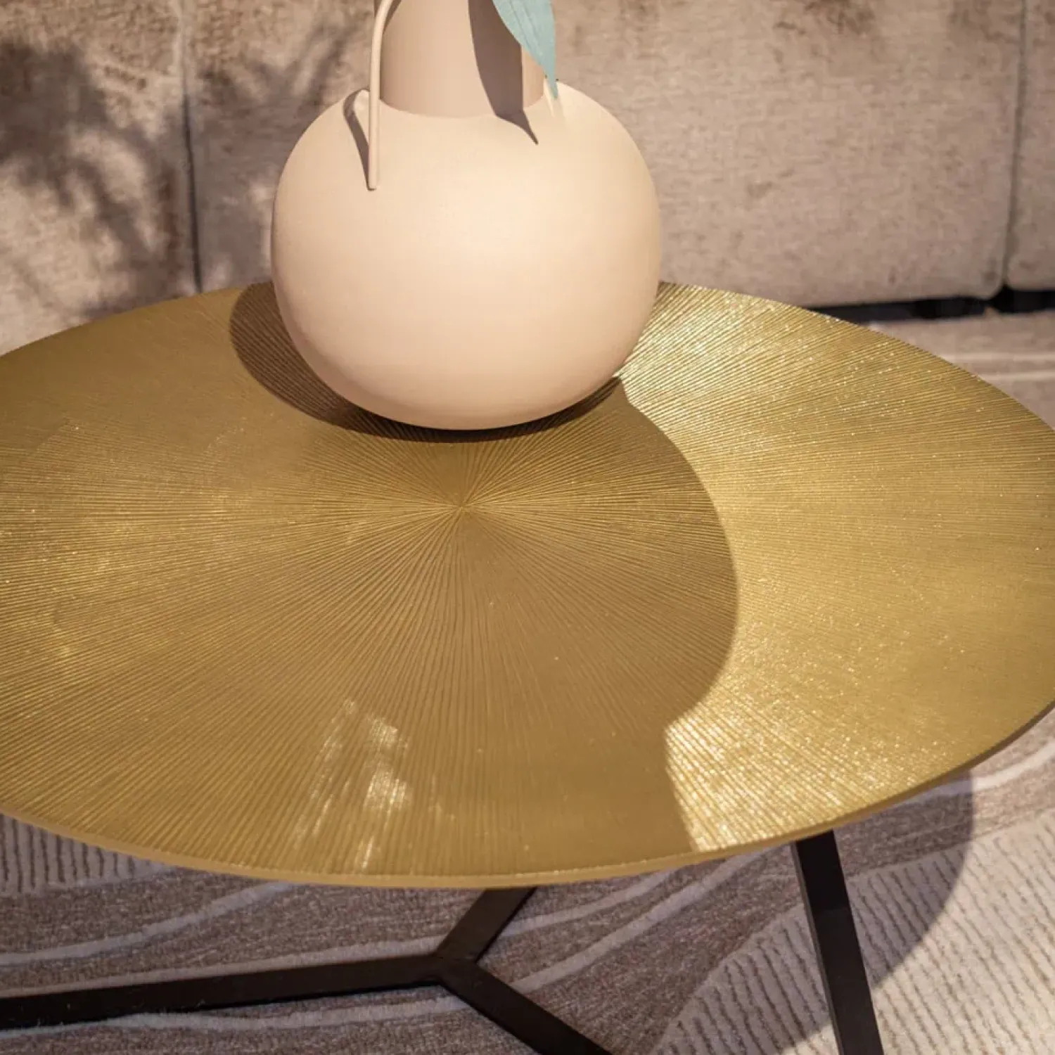 Furndea Salontafels|Riley salontafelset van 3 aluminium/ metaal (Retourdeal)