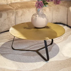 Furndea Salontafels|Riley salontafelset van 3 aluminium/ metaal (Retourdeal)