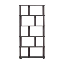 WOOOD Boekenkasten|Industriele Kasten|Riss Boekenkast Eikenhout Mystic Brown 90cm