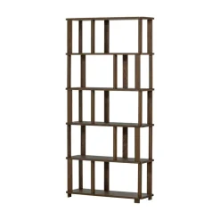 WOOOD Boekenkasten|Industriele Kasten|Riss Boekenkast Eikenhout Naturel 90cm
