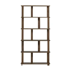 WOOOD Boekenkasten|Industriele Kasten|Riss Boekenkast Eikenhout Naturel 90cm