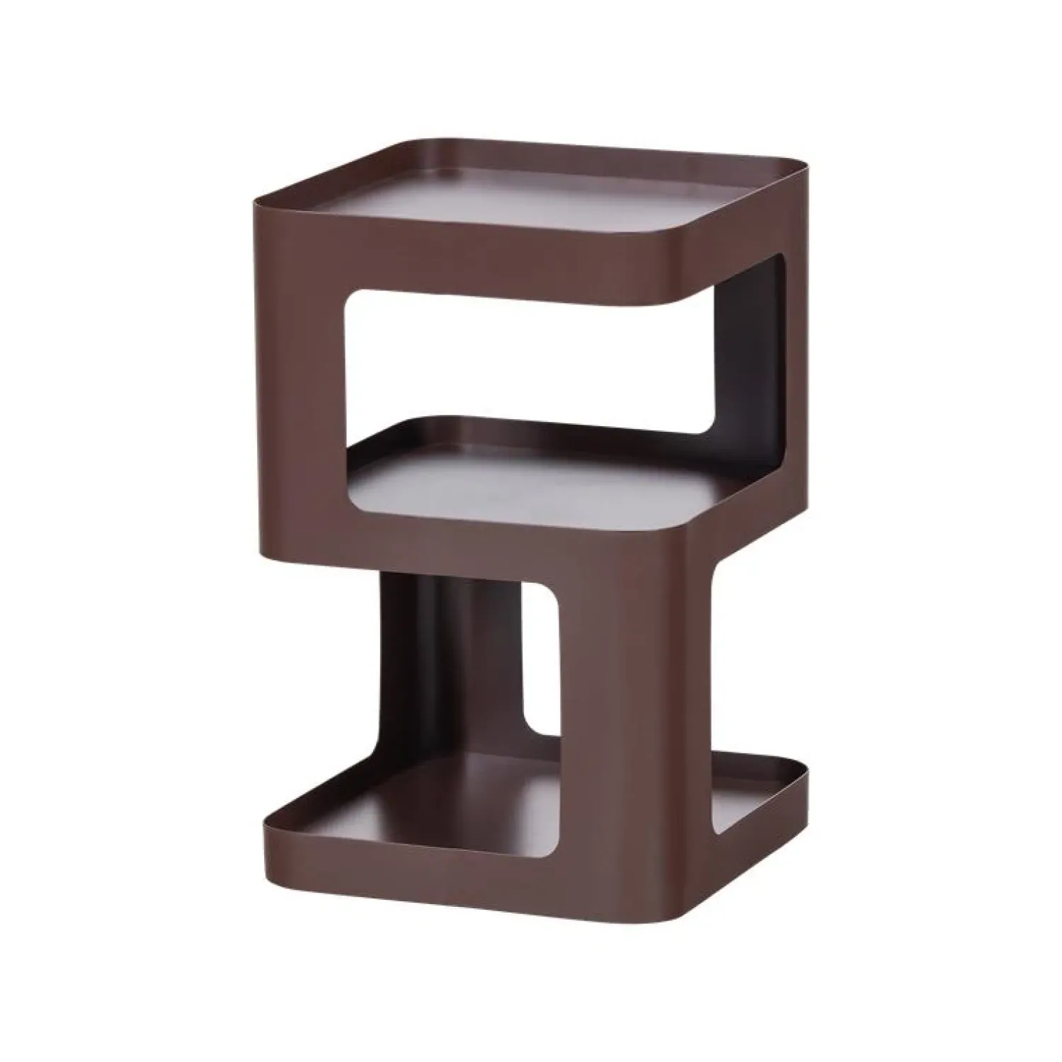 WOOOD Bijzettafels|Riv Bijzettafel Paars/Bruin 35cm