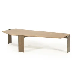 Eleonora Salontafels|Robert Salontafel Bruin hout 150cm