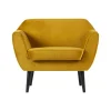 WOOOD Fauteuils|Rocco Fauteuil Velvet Oker 92cm