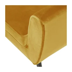 WOOOD Fauteuils|Rocco Fauteuil Velvet Oker 92cm