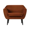 WOOOD Fauteuils|Rocco Fauteuil Velvet Roest 92cm