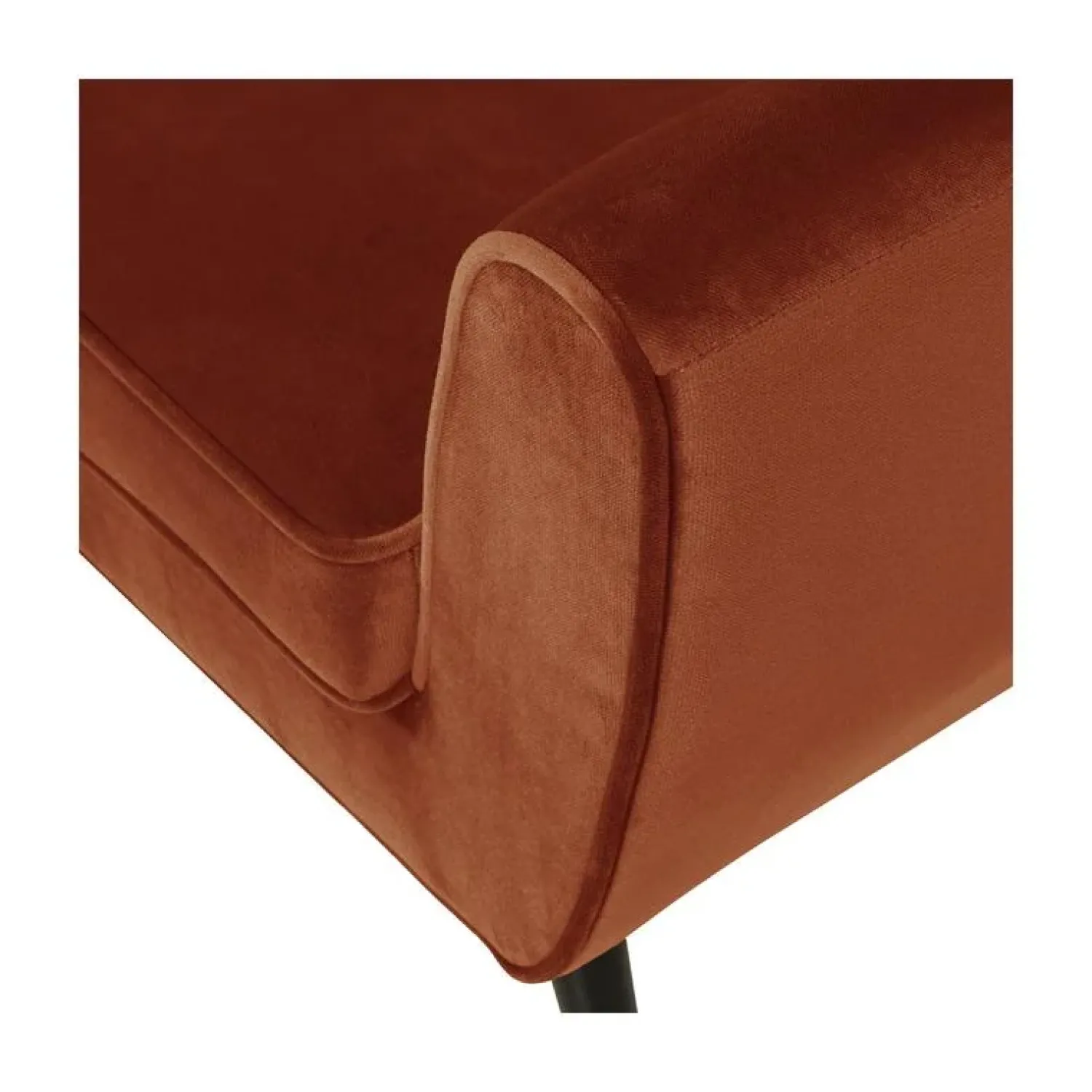 WOOOD Fauteuils|Rocco Fauteuil Velvet Roest 92cm