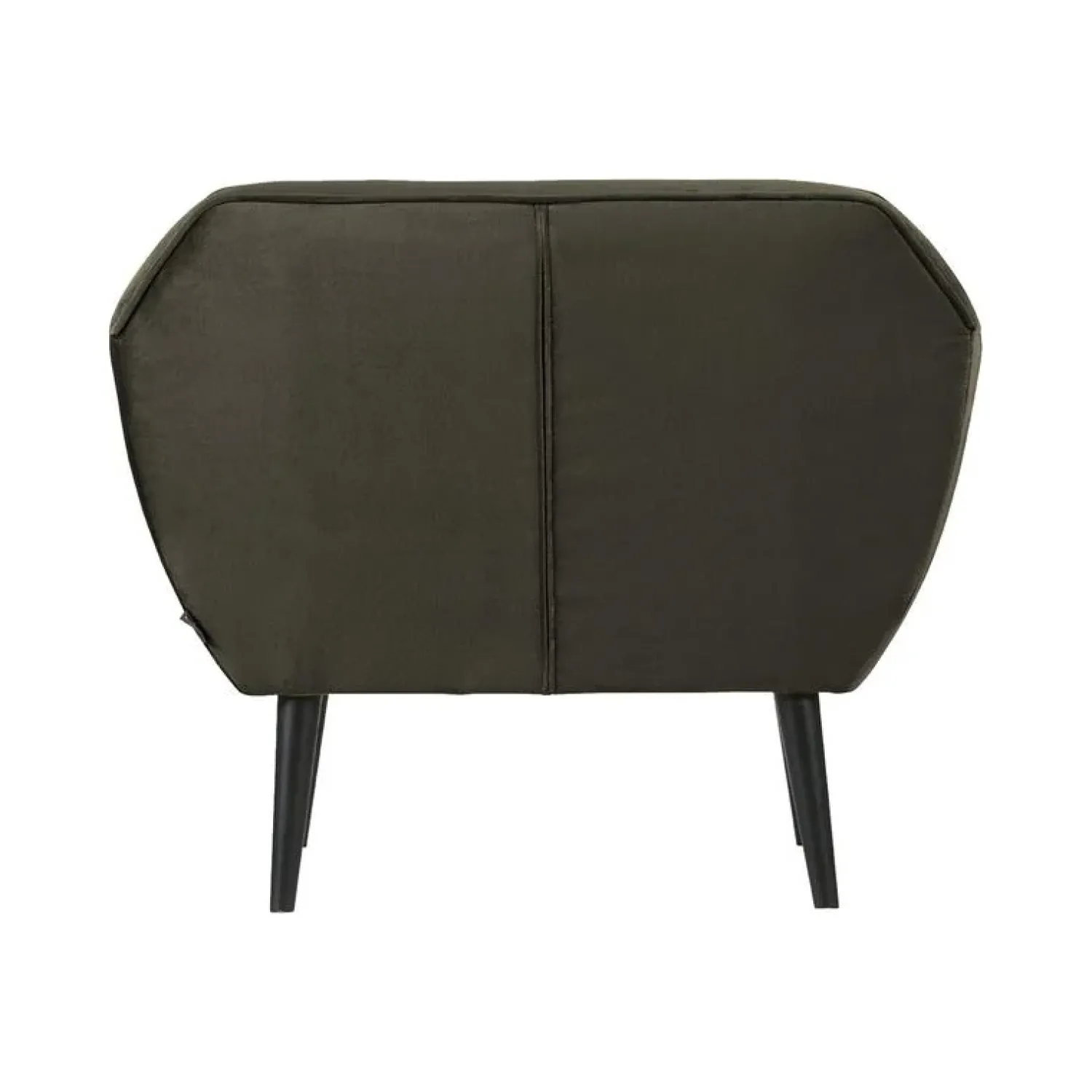 WOOOD Fauteuils|Rocco Fauteuil Velvet Warmgroen 92cm