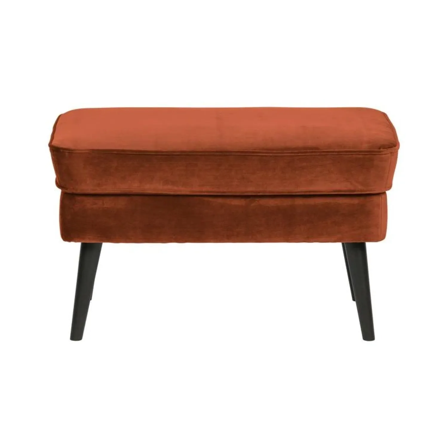 WOOOD Hockers|Rocco Hocker Velvet Roest 77cm