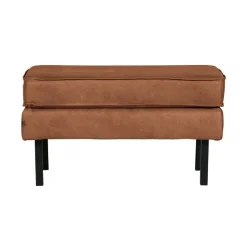 WOOOD Hockers|Rodeo Hocker Ecoleer Cognac 84cm