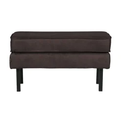 WOOOD Hockers|Rodeo Hocker Ecoleer Zwart 84cm