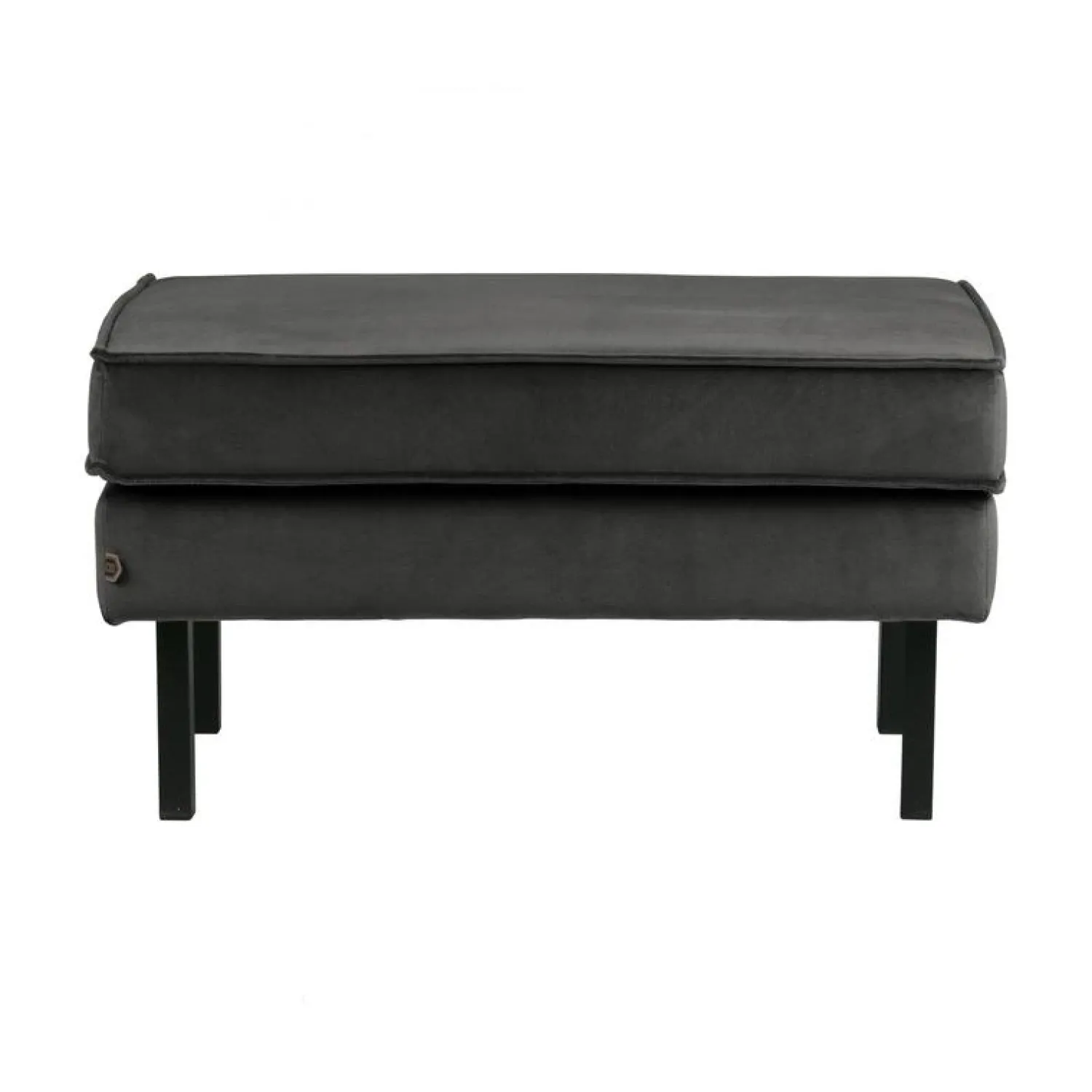WOOOD Hockers|Rodeo Hocker Velvet Antraciet 84cm