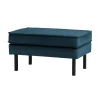 WOOOD Hockers|Rodeo Hocker Velvet Blauw 84cm