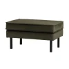 WOOOD Hockers|Rodeo Hocker Velvet Donkergroen 84cm