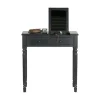 WOOOD Sidetables|Romy Sidetable Hout Zwart 75cm