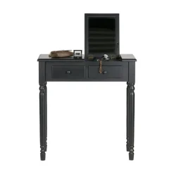 WOOOD Sidetables|Romy Sidetable Hout Zwart 75cm