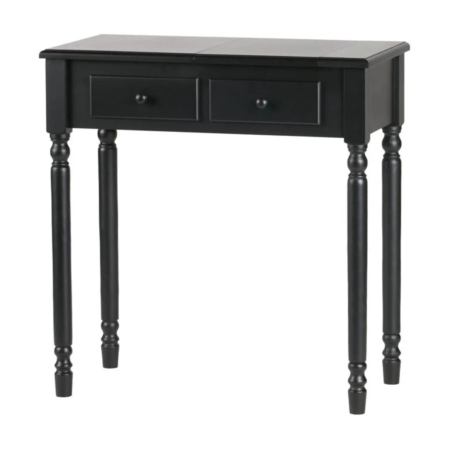 WOOOD Sidetables|Romy Sidetable Hout Zwart 75cm
