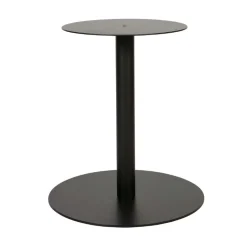 WOOOD Onderstellen|Ronde Tafelpoot Metaal Zwart 64cm