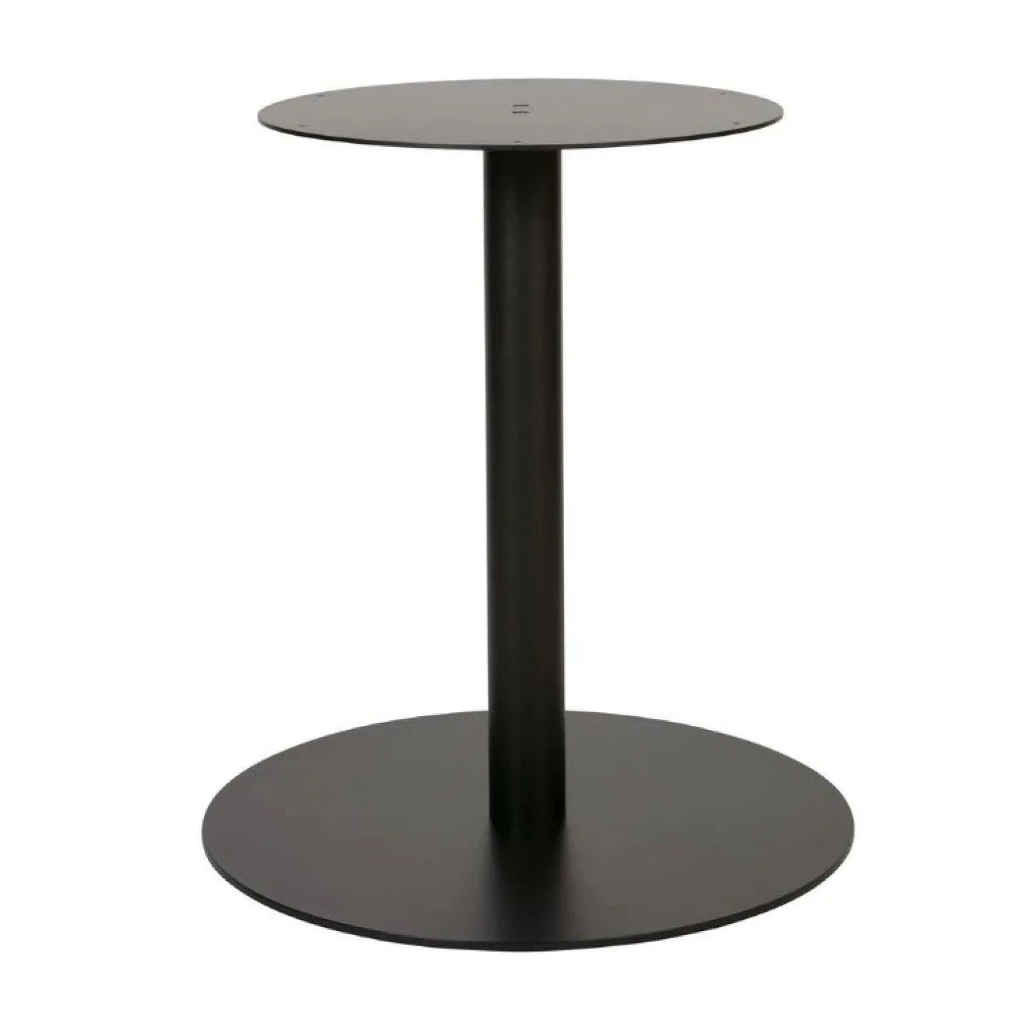WOOOD Onderstellen|Ronde Tafelpoot Metaal Zwart 64cm