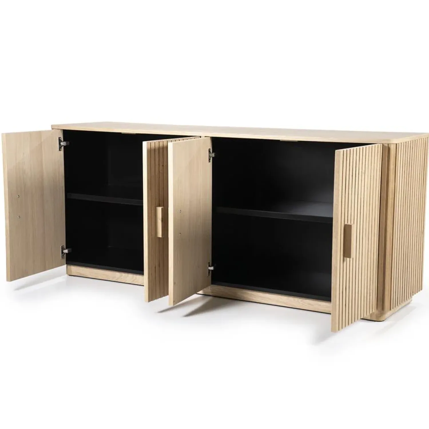 Eleonora Dressoirs|Industriele Kasten|Rosenborg Dressoir Eikenhout 175 cm