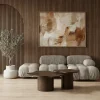 Mysons Salontafels|Rosetta Salontafel set van 2 Organisch Walnoot 98cm en 65cm