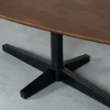 Label51 Eettafels|Rosie Eetkamertafel organisch Espresso 180 cm