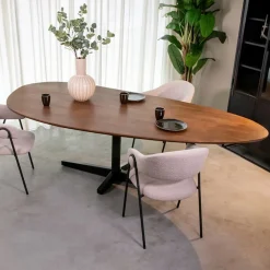 Label51 Eettafels|Rosie Eetkamertafel organisch Naturel 220 cm