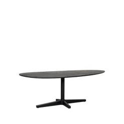 Label51 Eettafels|Rosie Eetkamertafel organisch Zwart 220 cm