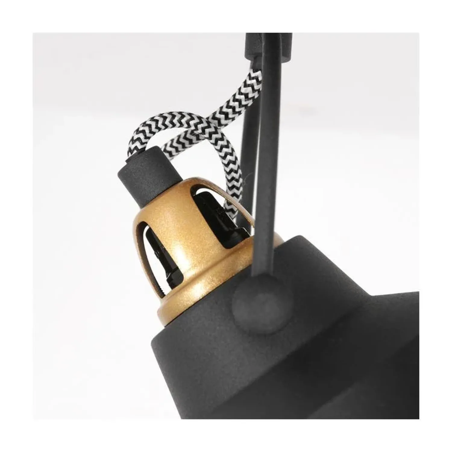 Steinmex Plafondlampen|Ross 2-lichts Plafondlamp Zwart