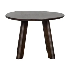 WOOOD Eettafels|Roundly Eettafel organisch Mangohout Walnoot 160cm