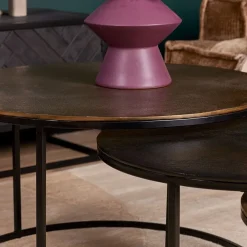 Furndea Salontafels|Roxa salontafel set van aluminium 2 kleuren