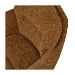WOOOD Eetkamerstoelen|Runa Eetkamerstoel Chenille Karamel