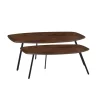 DPX Furniture Salontafels|Rune Salontafel set van 2 Bruin
